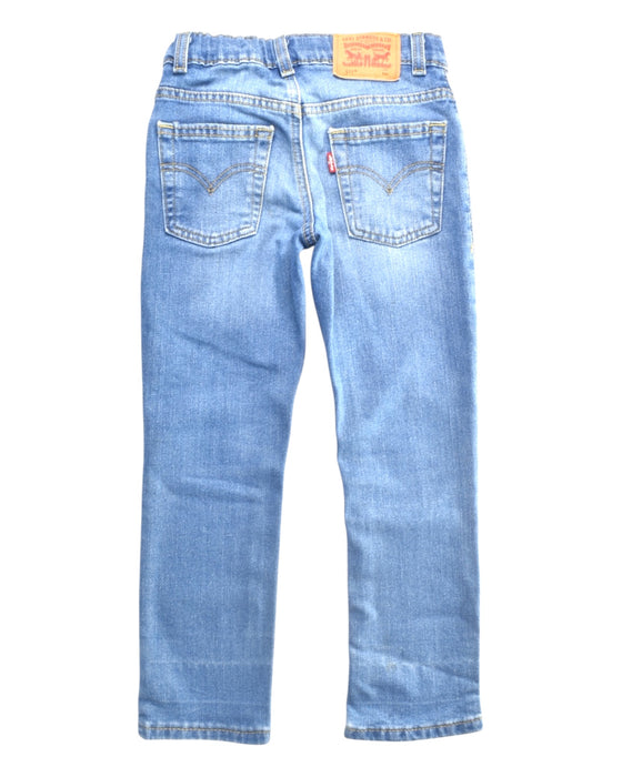 A Blue Jeans from Levi's in size 5T for boy. (Back View)