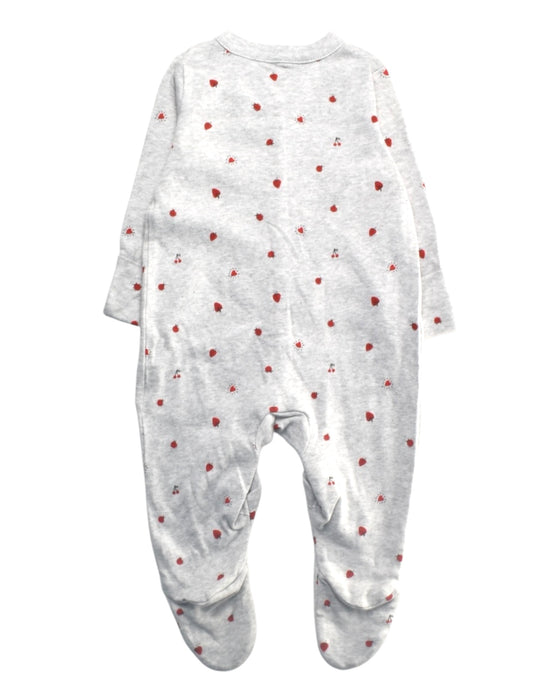 A Grey Onesies from Mothercare in size 3-6M for girl. (Back View)