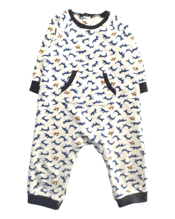 A Multicolour Long Sleeve Rompers from Petit Bateau in size 18-24M for boy. (Front View)