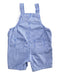 A Blue Overall Shorts from Petit Bateau in size 3-6M for boy. (Back View)