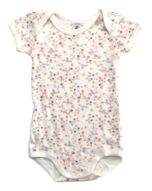 A Multicolour Short Sleeve Bodysuits from Petit Bateau in size 6-12M for girl. (Front View)