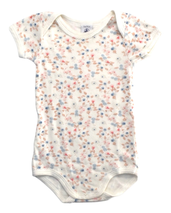 A Multicolour Short Sleeve Bodysuits from Petit Bateau in size 6-12M for girl. (Front View)