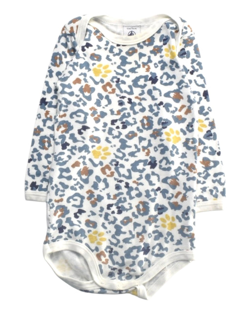 A Multicolour Long Sleeve Bodysuits from Petit Bateau in size 6-12M for girl. (Front View)