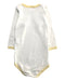 A White Long Sleeve Bodysuits from Petit Bateau in size 6-12M for girl. (Back View)
