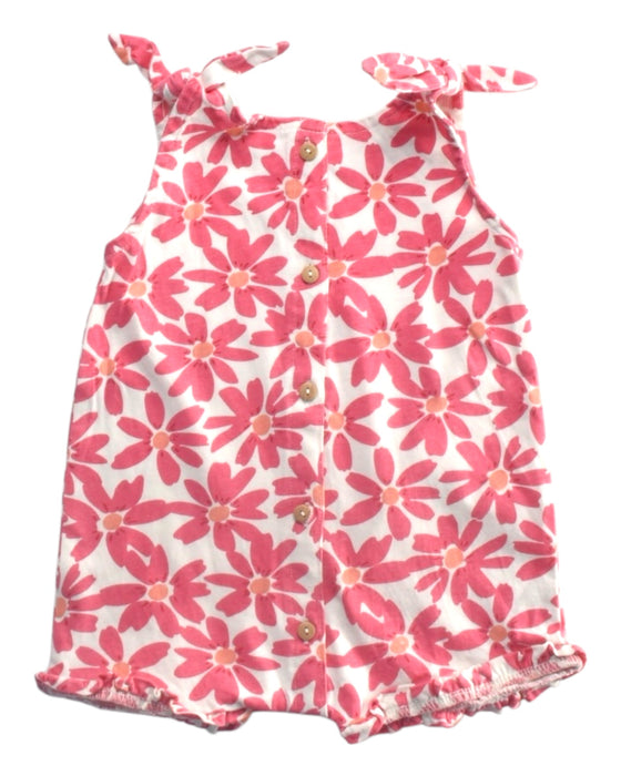 A Pink Sleeveless Rompers from Vertbaudet in size 6-12M for girl. (Front View)
