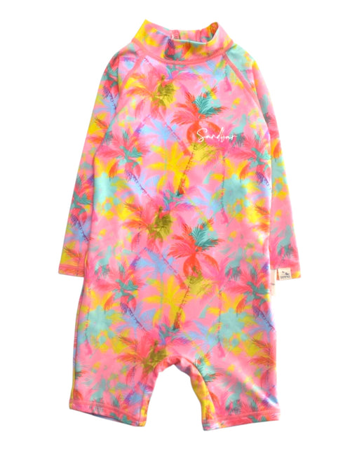 A Multicolour Rash Guards from Sandbar in size 6-12M for girl. (Front View)