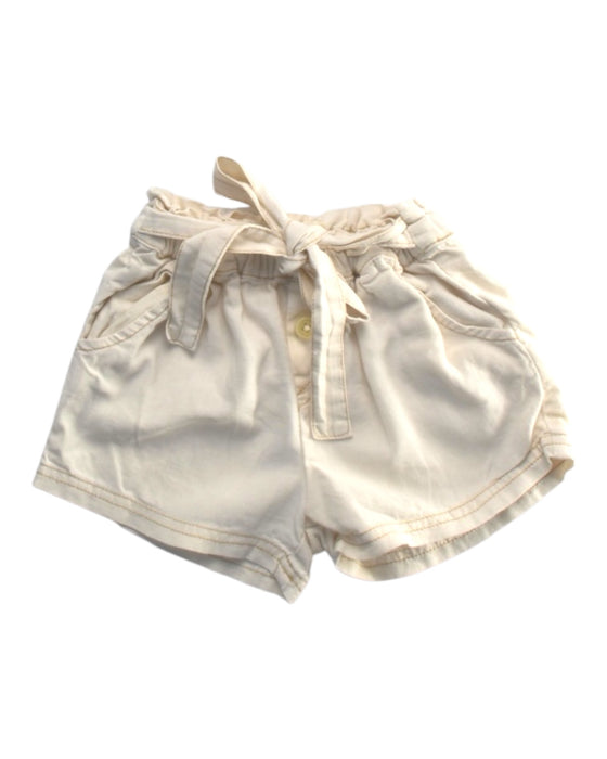 A Ivory Shorts from Gingersnaps in size 3-6M for girl. (Front View)
