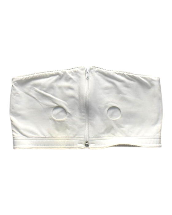 A White Maternity Support from Medela in size Maternity-M for girl. (Front View)
