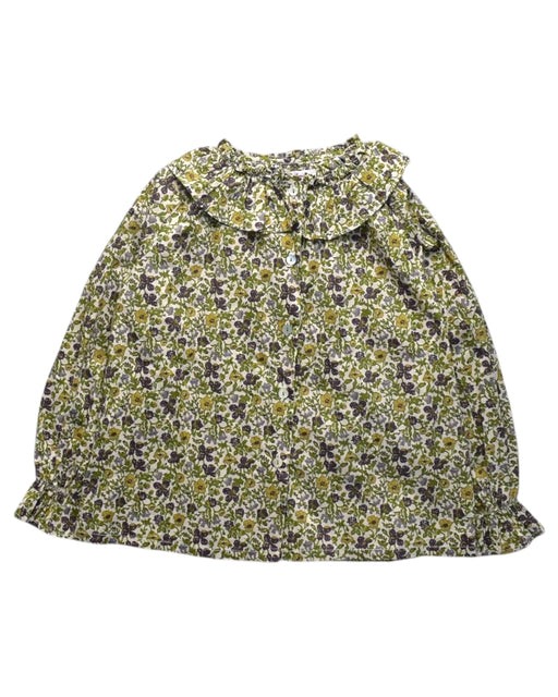 A Multicolour Long Sleeve Tops from Amaia in size 6T for girl. (Front View)