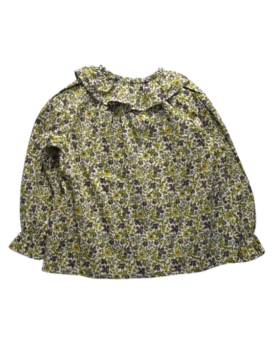 A Multicolour Long Sleeve Tops from Amaia in size 6T for girl. (Back View)