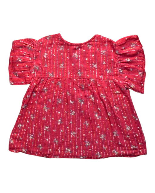 A Red Short Sleeve Tops from Louis Louise in size 6T for girl. (Front View)