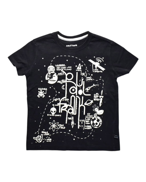 A Black Short Sleeve T Shirts from Paul Frank in size 4T for boy. (Front View)