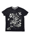 A Black Short Sleeve T Shirts from Paul Frank in size 4T for boy. (Front View)