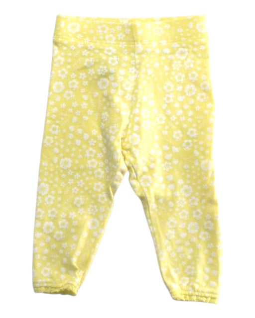 A Yellow Leggings from Mothercare in size 0-3M for girl. (Front View)