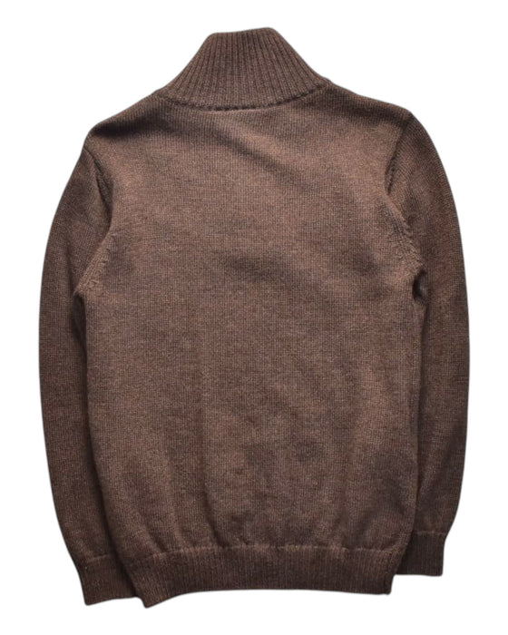 A Brown Knit Sweaters from Oscar de la Renta in size 5T for boy. (Back View)