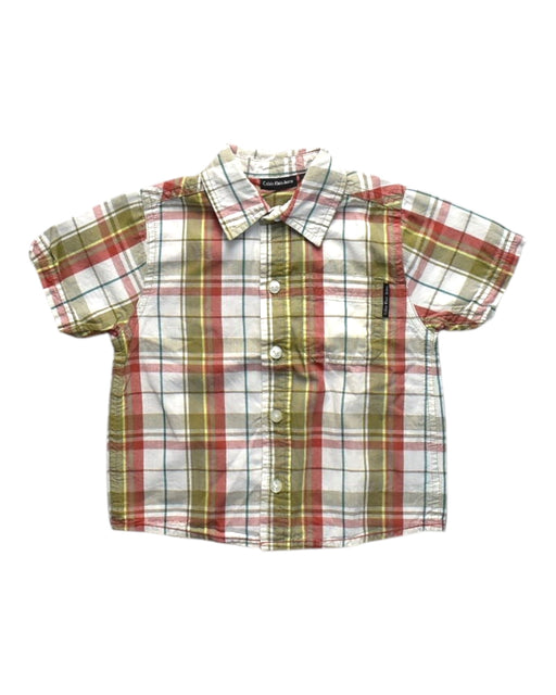 A Multicolour Short Sleeve Shirts from Calvin Klein in size 12-18M for boy. (Front View)