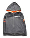 A Grey Hooded Sweatshirts from DKNY in size 6T for boy. (Front View)