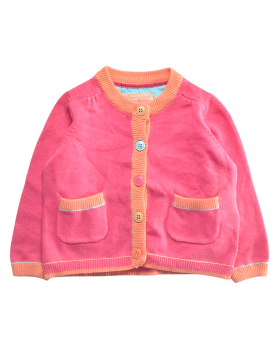 A Pink Cardigans from Mothercare in size 6-12M for girl. (Front View)