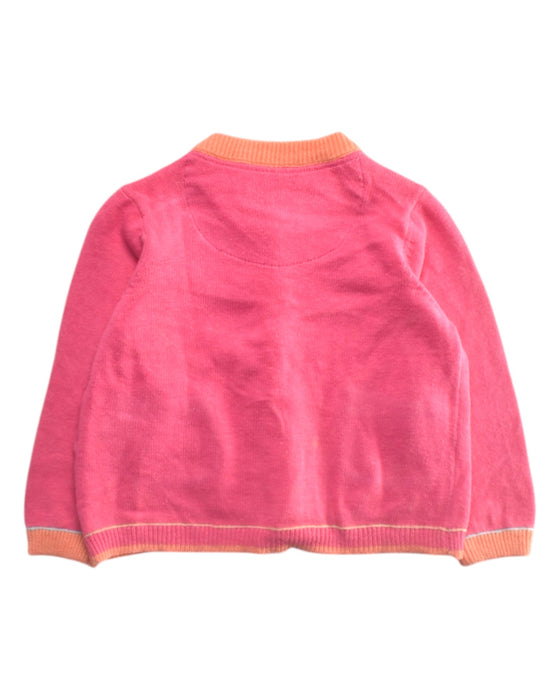 A Pink Cardigans from Mothercare in size 6-12M for girl. (Back View)