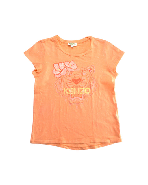 A Orange Short Sleeve T Shirts from Kenzo in size 8Y for girl. (Front View)