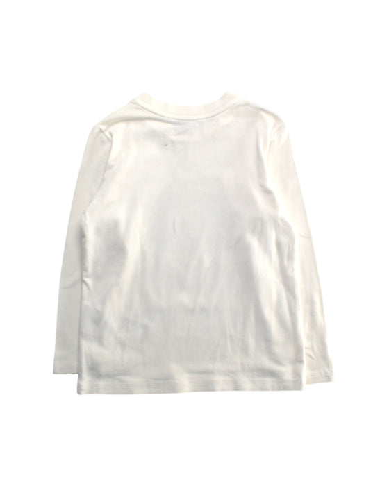 A White Long Sleeve T Shirts from Moschino in size 4T for boy. (Back View)