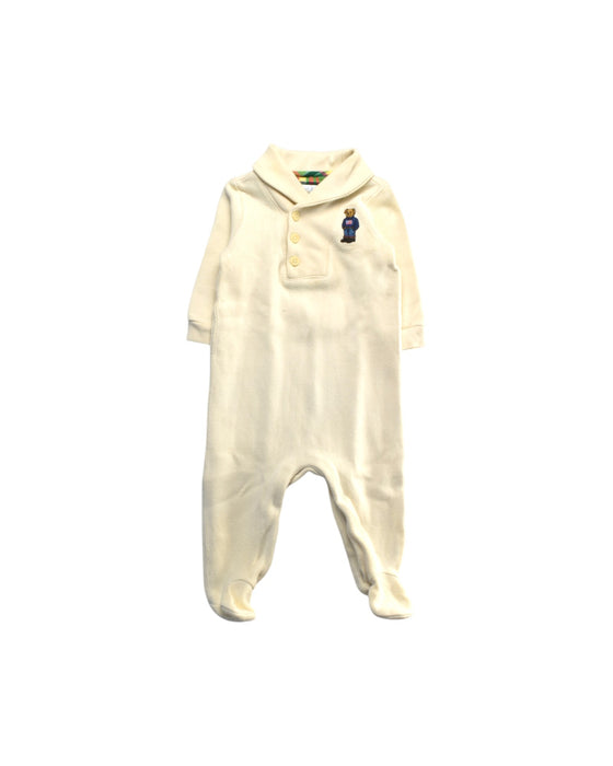 A Ivory Onesies from Ralph Lauren in size 3-6M for boy. (Front View)