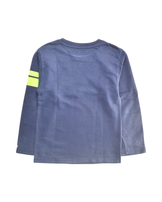 A Navy Long Sleeve T Shirts from Tommy Hilfiger in size 6T for boy. (Back View)