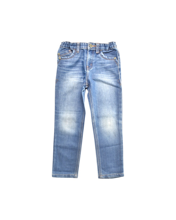 A Blue Jeans from Gingersnaps in size 4T for boy. (Front View)