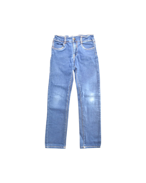 A Blue Jeans from Mothercare in size 5T for boy. (Front View)