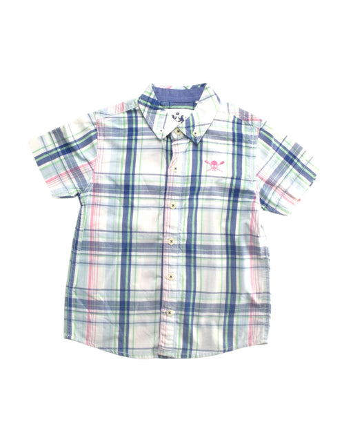 A Multicolour Short Sleeve Shirts from Gingersnaps in size 4T for boy. (Front View)