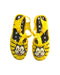 A Yellow Sandals from Melissa in size 10Y for girl. (Back View)