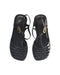 A Black Sandals from Melissa in size 6T for girl. (Back View)
