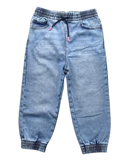 A Blue Jeans from United Colors Of Benetton in size 7Y for boy. (Front View)