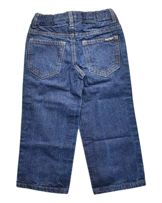A Blue Jeans from Nautica in size 3T for boy. (Back View)