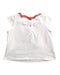 A White Short Sleeve Tops from Chicco in size 2T for girl. (Back View)