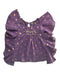 A Purple Short Sleeve Tops from Velveteen in size 4T for girl. (Front View)
