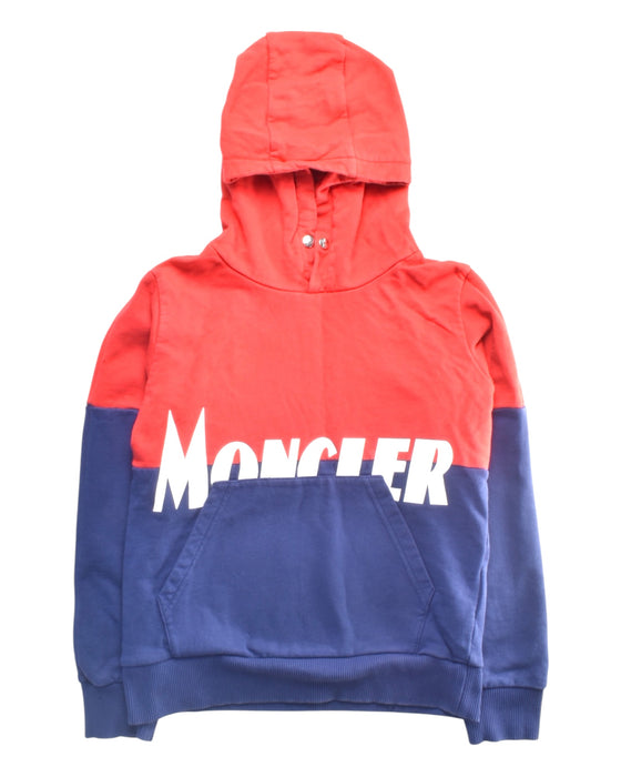 A Multicolour Hooded Sweatshirts from Moncler in size 10Y for boy. (Front View)