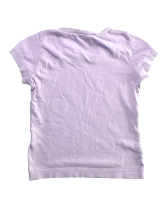 A Purple Short Sleeve T Shirts from Young Versace in size 2T for girl. (Back View)