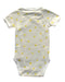 A White Short Sleeve Bodysuits from Petit Bateau in size 0-3M for girl. (Back View)
