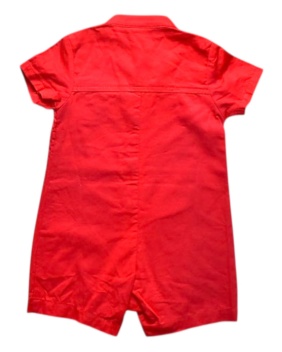 A Red Short Sleeve Rompers from Elly in size 3-6M for boy. (Back View)