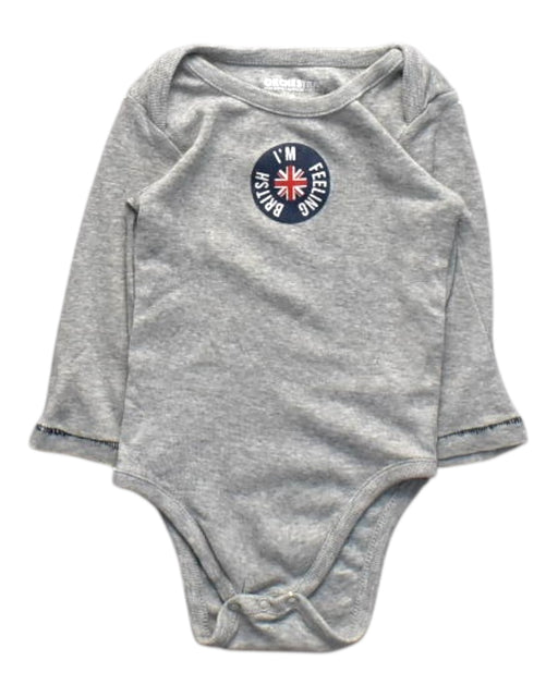 A Grey Long Sleeve Bodysuits from Orchestra in size 3-6M for boy. (Front View)