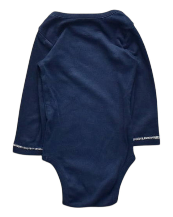 A Navy Long Sleeve Bodysuits from Orchestra in size 3-6M for boy. (Back View)