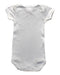 A White Short Sleeve Bodysuits from Petit Bateau in size 3-6M for girl. (Back View)