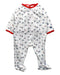 A White Onesies from Petit Bateau in size 3-6M for boy. (Front View)