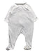 A White Onesies from Petit Bateau in size 3-6M for girl. (Back View)