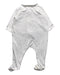 A White Onesies from Petit Bateau in size 3-6M for girl. (Back View)