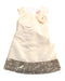 A Ivory Sleeveless Dresses from bloomB in size 2T for girl. (Front View)