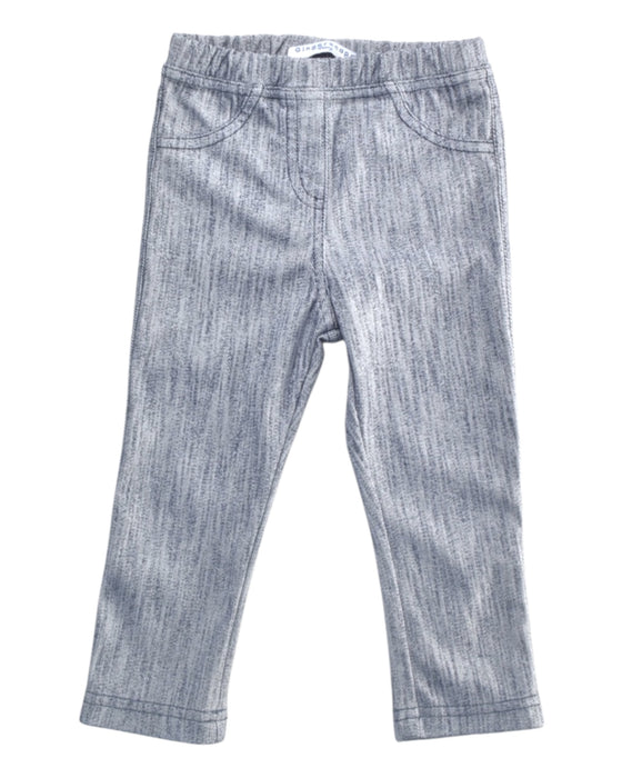 A Grey Leggings from Gingersnaps in size 12-18M for girl. (Front View)