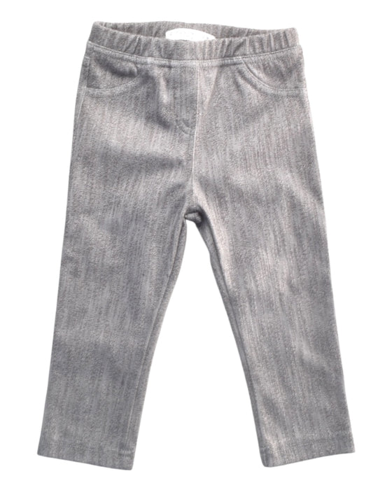 A Grey Leggings from Gingersnaps in size 12-18M for girl. (Front View)