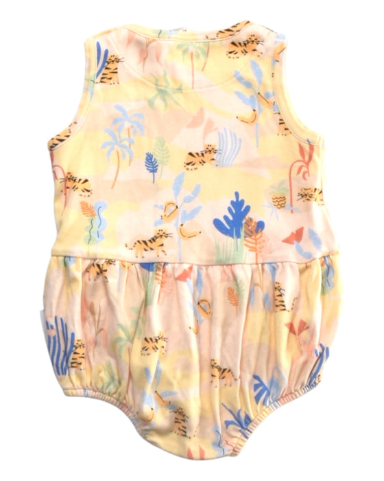A Multicolour Sleeveless Rompers from Sea Apple in size 6-12M for girl. (Back View)